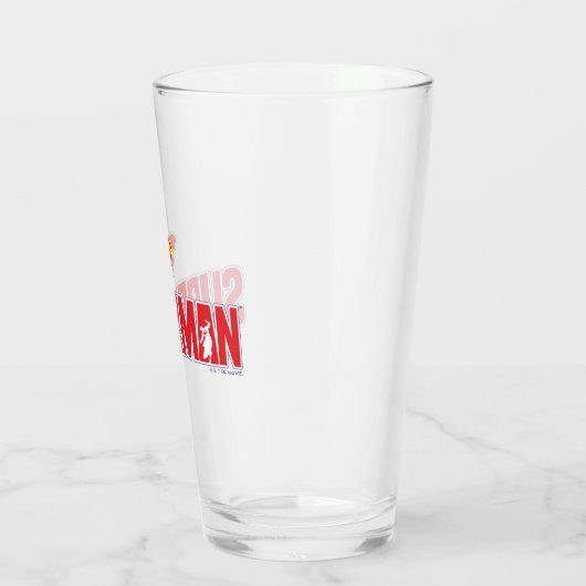 Klassisches Superman Bold-Logo Glas (Links)