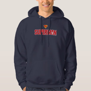 Klassisches Superman Bold-Logo Hoodie