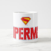 Klassisches Superman Bold-Logo Jumbo-Tasse (Vorderseite)