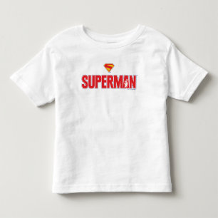 Klassisches Superman Bold-Logo Kleinkind T-shirt