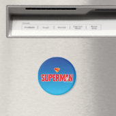 Klassisches Superman Bold-Logo Magnet (In Situ (Geschirrspüler))