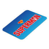 Klassisches Superman Bold-Logo Magnet (Linke Seite)