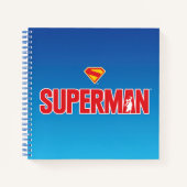 Klassisches Superman Bold-Logo Notizblock (Vorderseite)