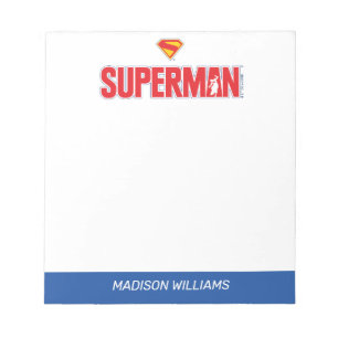 Klassisches Superman Bold-Logo Notizblock