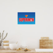 Klassisches Superman Bold-Logo Poster (Küche)