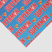 Klassisches Superman Bold-Logo Seidenpapier (Ausschnitt)