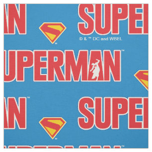 Klassisches Superman Bold-Logo Stoff