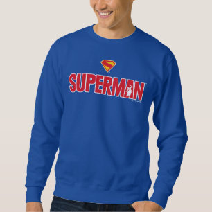 Klassisches Superman Bold-Logo Sweatshirt