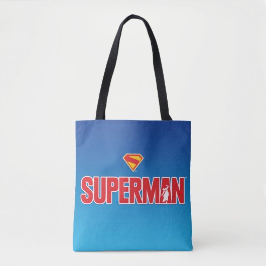 Klassisches Superman Bold-Logo Tasche (Vorderseite)