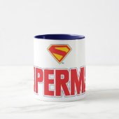 Klassisches Superman Bold-Logo Tasse (Zentrum)