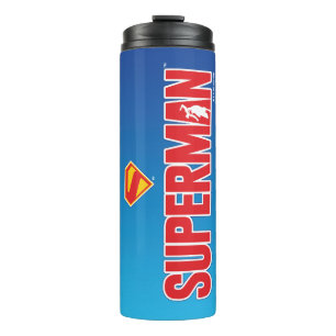 Klassisches Superman Bold-Logo Thermosbecher