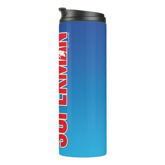 Klassisches Superman Bold-Logo Thermosbecher (Nach rechts gedreht)