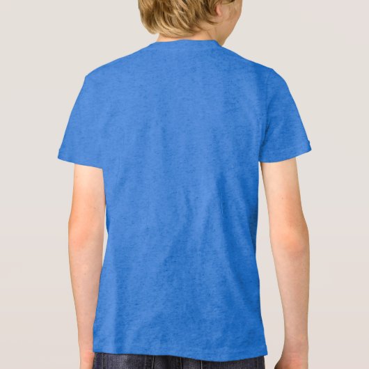 Klassisches Superman Bold-Logo Tri-Blend Shirt (Rückseite)