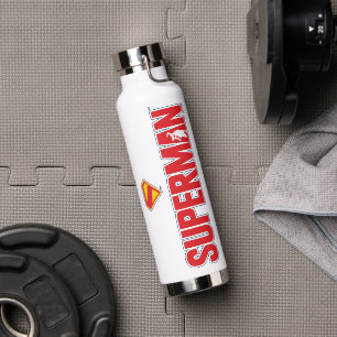 Klassisches Superman Bold-Logo Trinkflasche