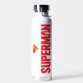 Klassisches Superman Bold-Logo Trinkflasche (Links)