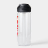 Klassisches Superman Bold-Logo Trinkflasche (Rückseite)