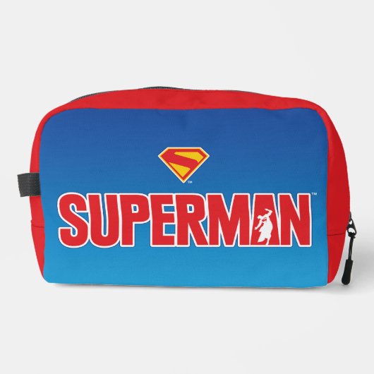 Klassisches Superman Bold-Logo Waschbeutel (Vorderseite)