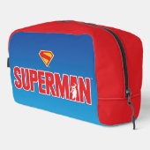 Klassisches Superman Bold-Logo Waschbeutel (Rechte Ecke)