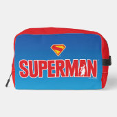 Klassisches Superman Bold-Logo Waschbeutel (Rückseite)