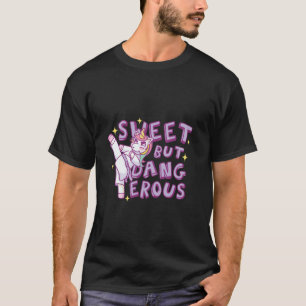 Klassisches süßes Karate-Einhorn-Mädchen lustige K T-Shirt