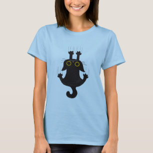 Klassisches T-Shirt, Katzen-Cartoon T-Shirt