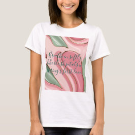 Klassisches T-Shirt mit stilvollem abstraktem Graf