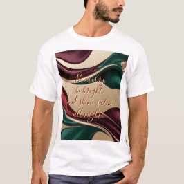 Klassisches T-Shirt mit stilvollem abstraktem Graf