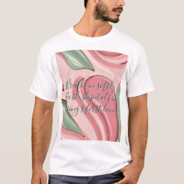 Klassisches T-Shirt mit stilvollem abstraktem Graf