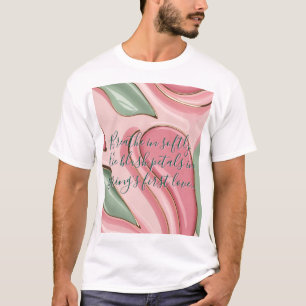Klassisches T-Shirt mit stilvollem abstraktem Graf