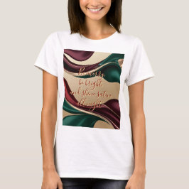 Klassisches T-Shirt mit stilvollem abstraktem Graf