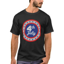 Klassisches T-Shirt zum 4. Juli, dem Unabhängigkei