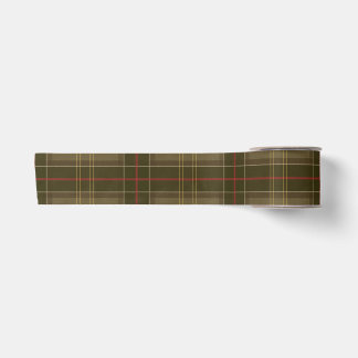 Klassisches Tartan in Tabak Satinband