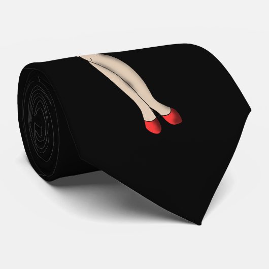 Klassisches Tätowierung Button-oben Krawatte (Gerollt)