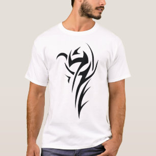 Klassisches Tattoo-inspiriertes Line-Art-Design T-Shirt
