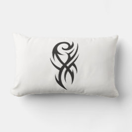 Klassisches Tattoo-inspiriertes Linienkunst-Design Lendenkissen