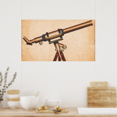 Klassisches Teleskop Poster (Küche)