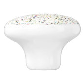 Klassisches Terrazzo-Design aus Vintagem Marmor Keramikknauf (Seitenansicht)