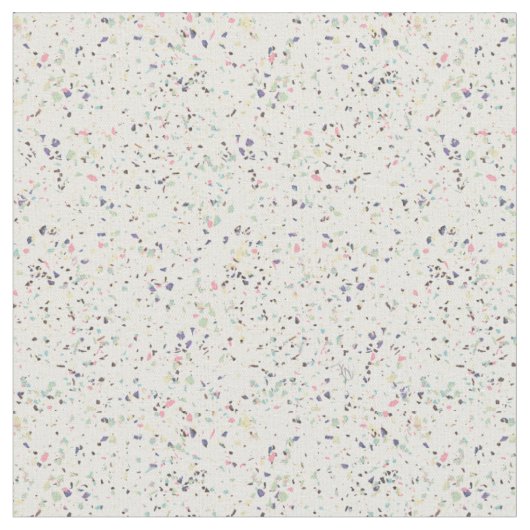 Klassisches Terrazzo-Design aus Vintagem Marmor Stoff (Nahaufnahme)