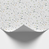 Klassisches Terrazzo-Muster-Hintergrundpapier Geschenkpapier (Ecke)