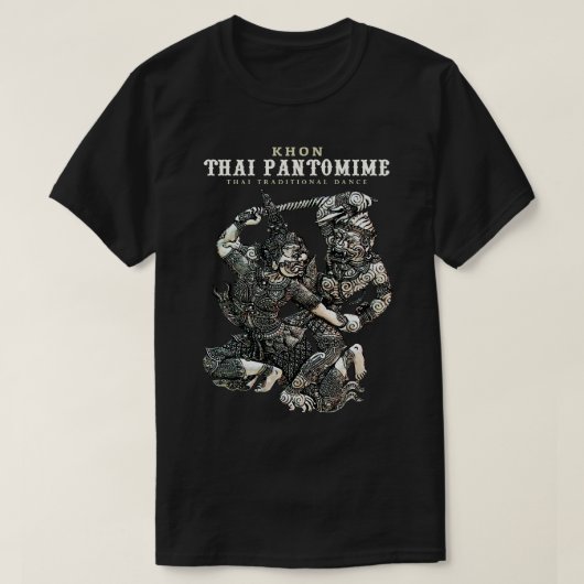 Klassisches Thai Pantomime T-Shirt (Design vorne)