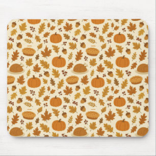 Klassisches Thanksgiving-Muster Mousepad