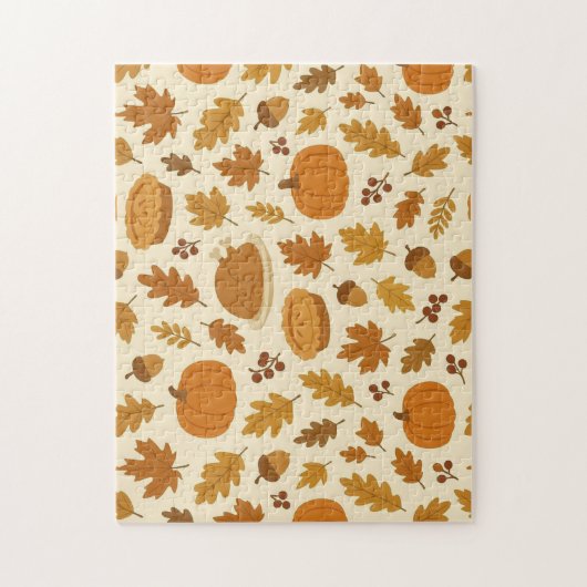 Klassisches Thanksgiving-Muster Puzzle (Vertikal)