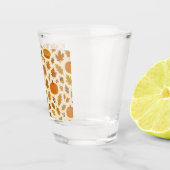 Klassisches Thanksgiving-Muster Schnapsglas (Rechts)