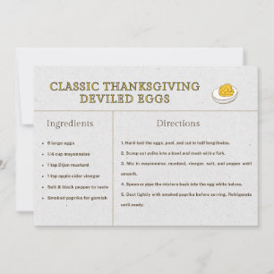 Klassisches Thanksgiving-Rezept für Deviled Eggs a