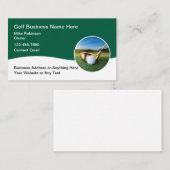 Klassisches Thema Golf Moderne Visitenkarten Visitenkarte (Vorne/Hinten)