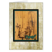 Klassisches Tiki-Menü aus der Mitte des Jahrhunder (Vorne)