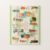 Klassisches Tiki-Menü Puzzle (Vertikal)