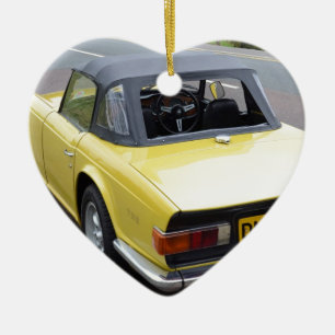 Klassisches TR6 Triumph Sportscar Keramik Ornament