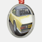 Klassisches TR6 Triumph Sportscar Silbernes Ornament (Links)