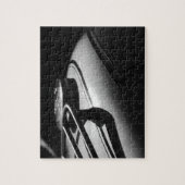 Klassisches Triumph-Motorrad Puzzle (Vertikal)